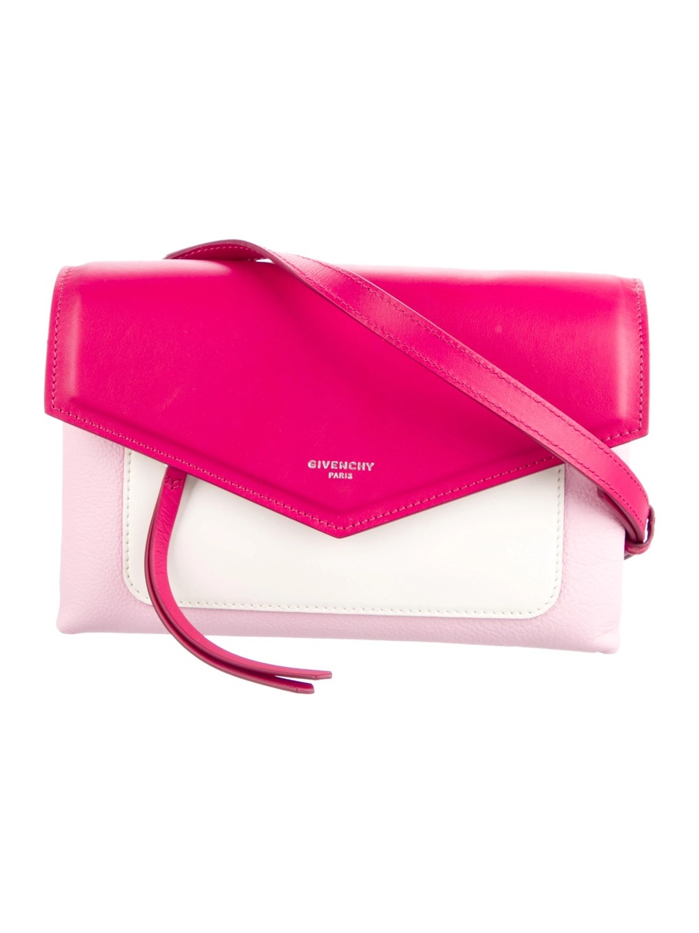 Givenchy Pink Envelope Leather Duetto Bag